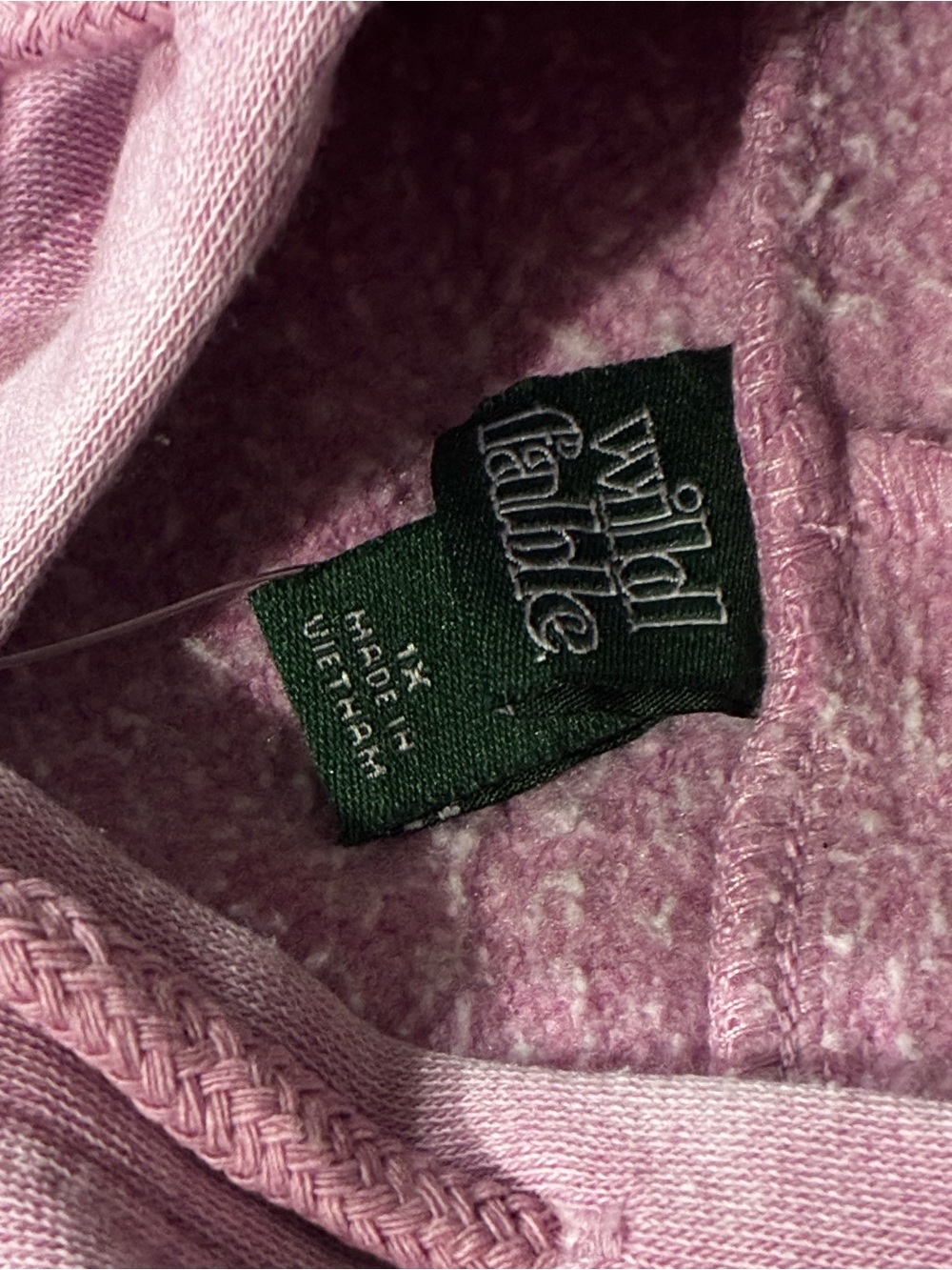 Target Pink Cropped Hoodie with Drawstring